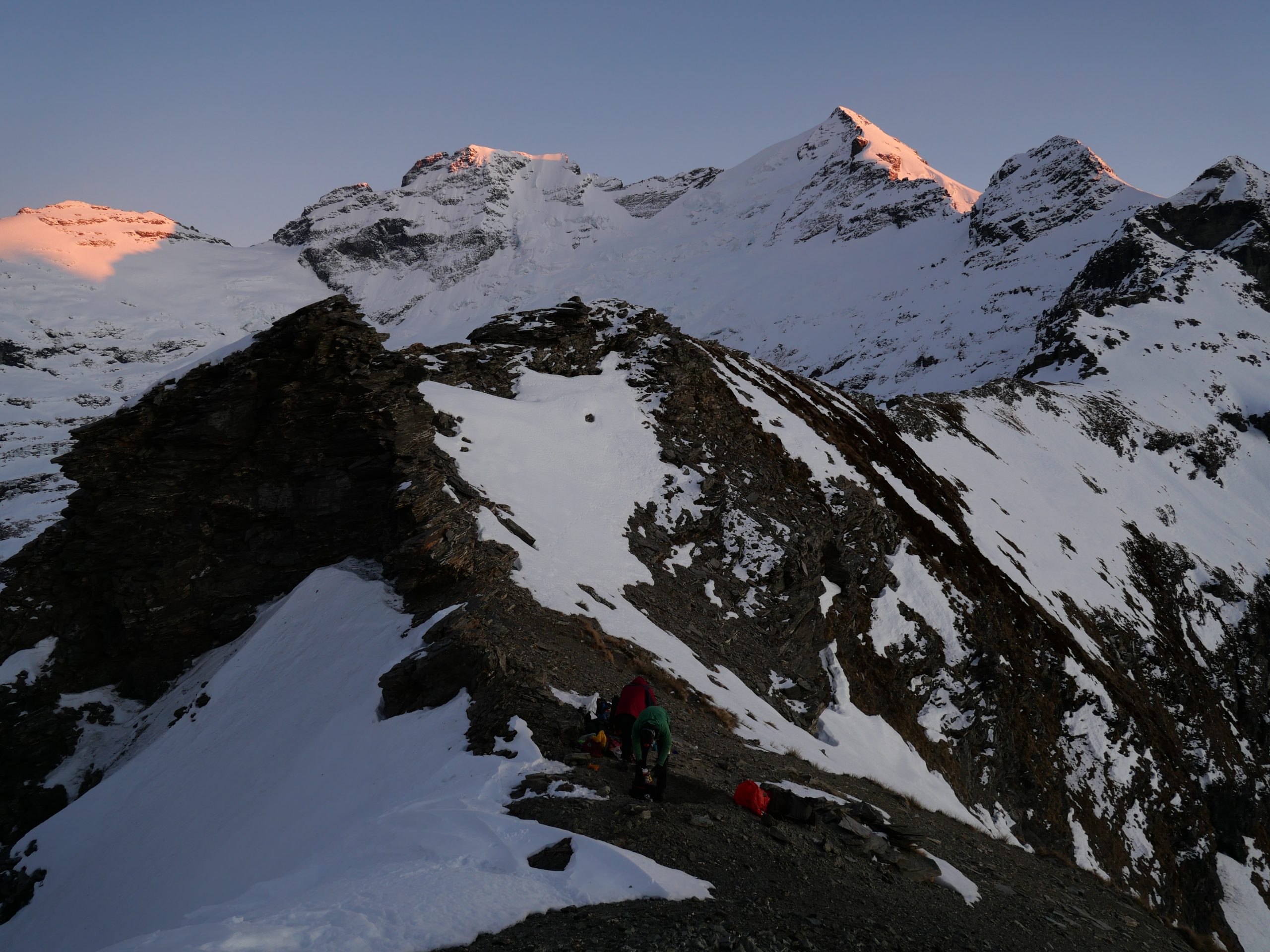 Photo of Mt Earnslaw from Lennox Pass