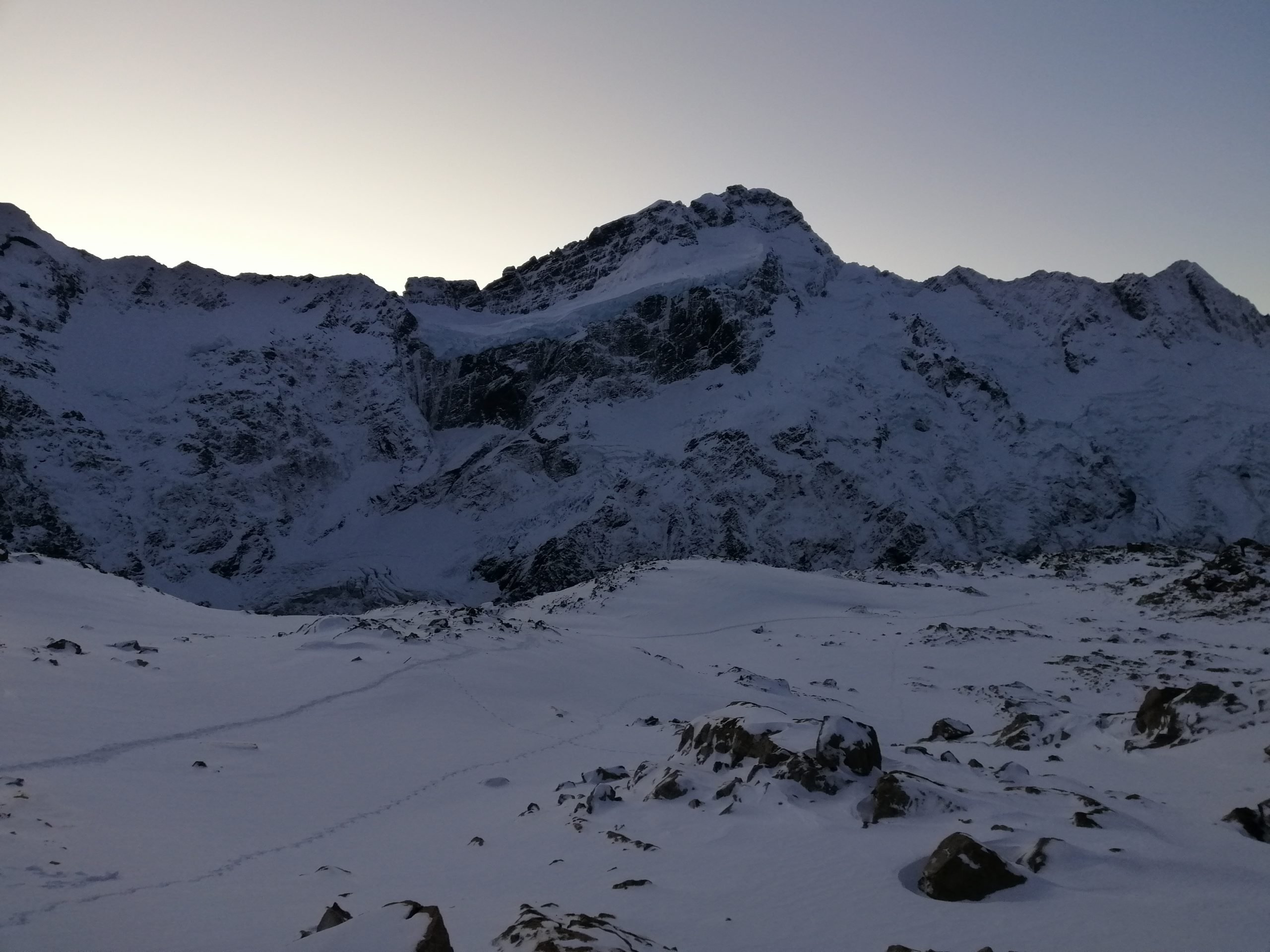 Mt Sefton at dusk