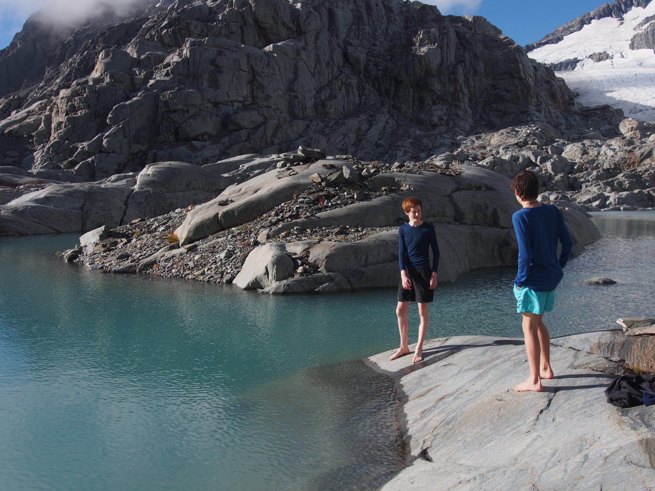 Mt Brewster terminal lake